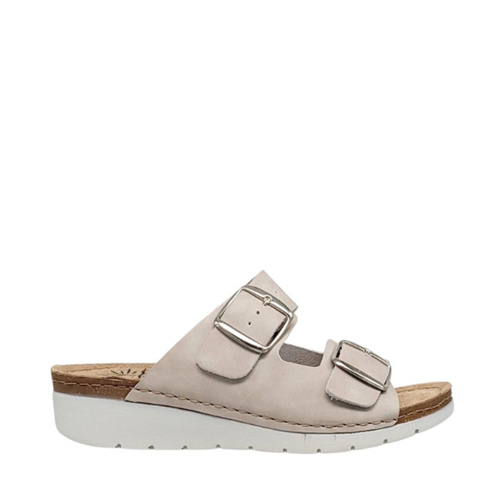  SunnySandals flatforms IBIZA-50503 μπεζ 2025