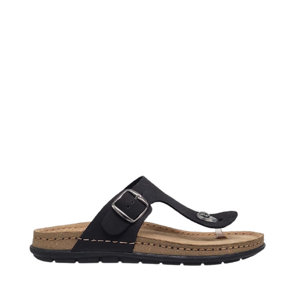  SunnySandals flatforms SIENNA-50301 μαύρο 2025