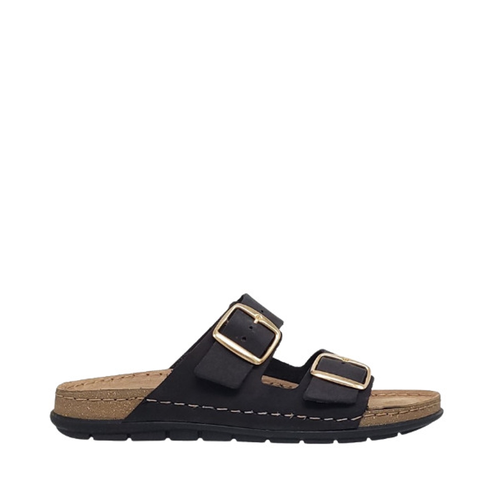  SunnySandals flatforms SIENNA-50302 μαύρο 2025
