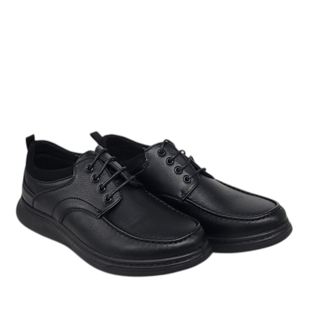 Ανδρικά casual παπούτσια B-Soft 302/2609 Black - Image 2