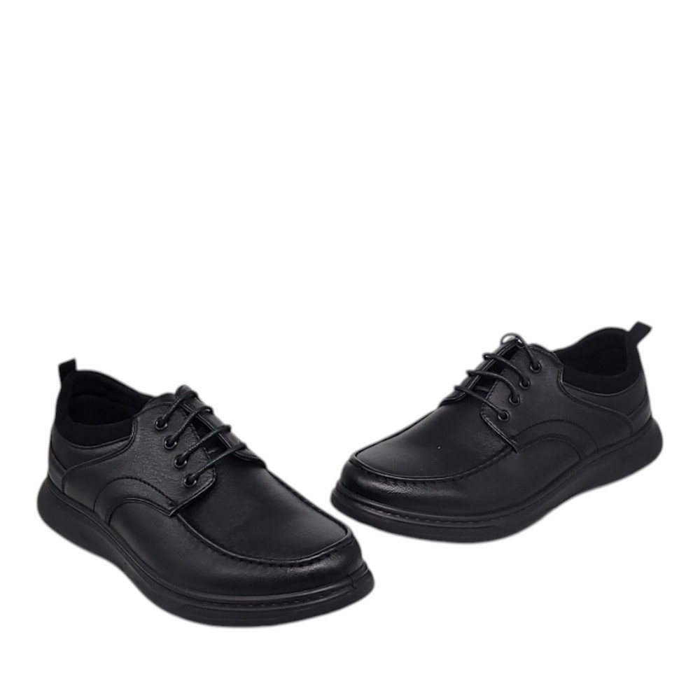 Ανδρικά casual παπούτσια B-Soft 302/2609 Black - Image 3