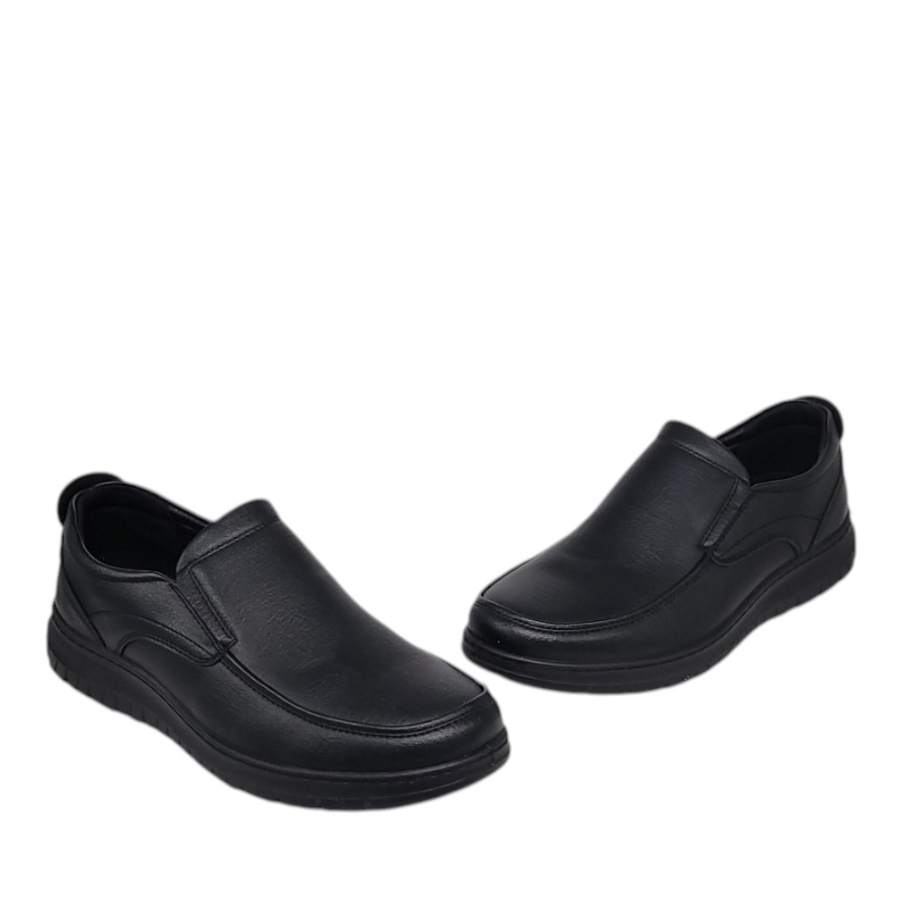 Ανδρικά slip-on παπούτσια B-Soft 302/2628 Black - Image 3
