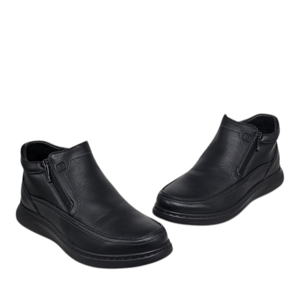 Ανδρικά μποτάκια B-Soft 302/2650 Black - Image 3