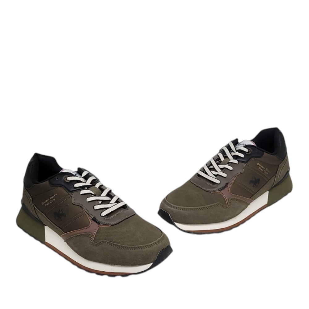 Ανδρικά sneakers Beverly Hills Polo Club BHM623105-0027 πράσινο - Image 3