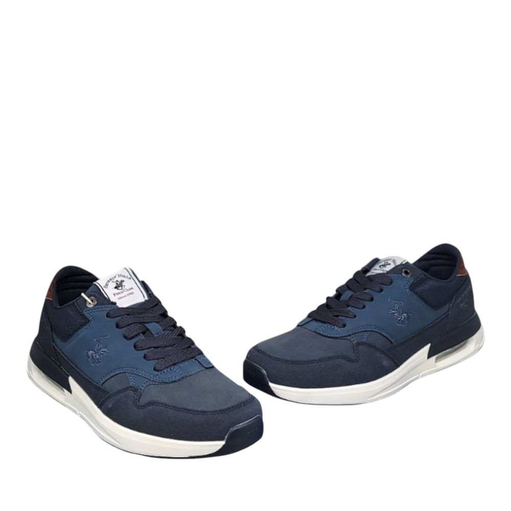 Ανδρικά casuals Beverly Hills Polo Club BHM627001-1108 μπλε - Image 3
