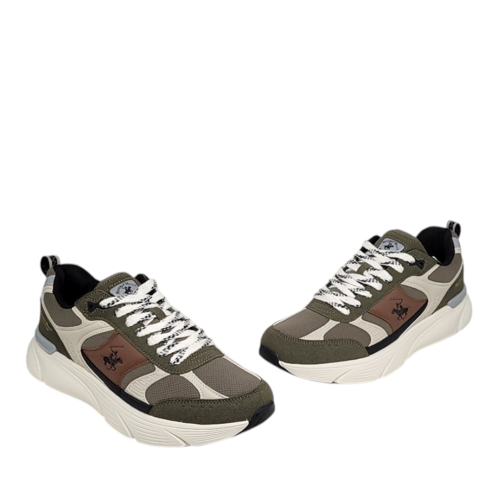 Ανδρικά sneakers Beverly Hills Polo Club BHM627100-0027 πράσινο - Image 3