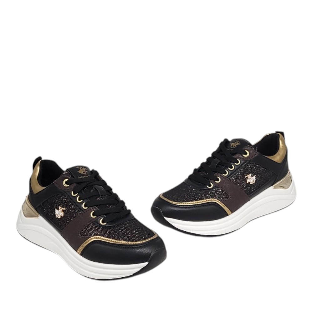 Γυναικεία sneakers Beverly Hills Polo Club BHW627100-0006 μαύρο - Image 3