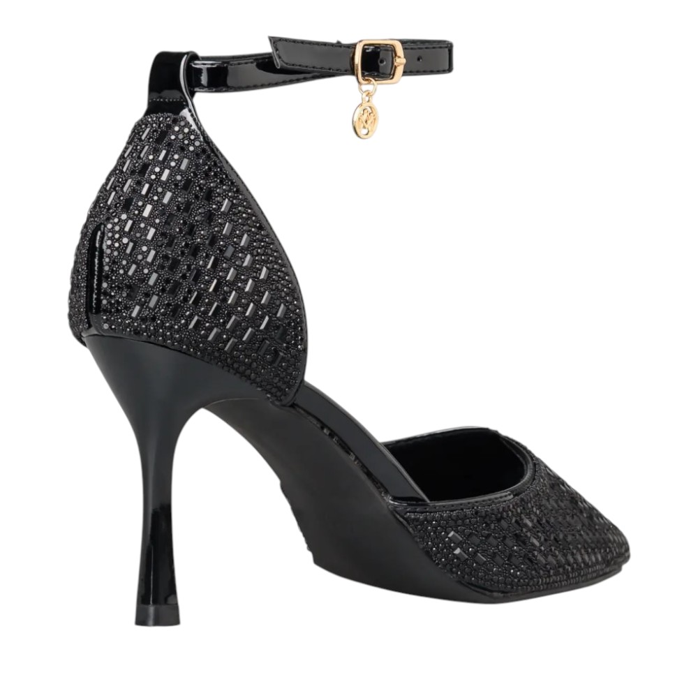 Γυναικείες γόβες Envie Ε31-24131-34 Μαύρο Glitter - Image 3
