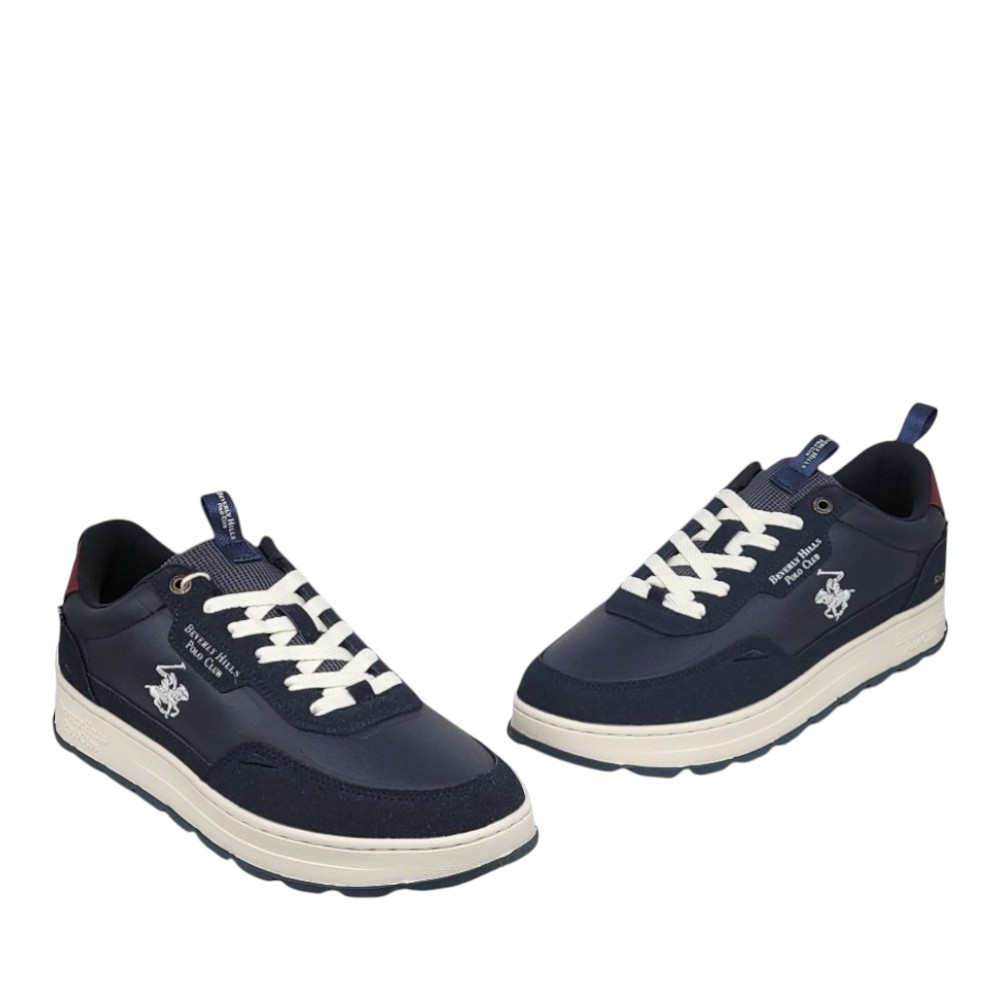 Ανδρικά casuals Beverly Hills Polo Club BHM624705-1108 μπλε - Image 3