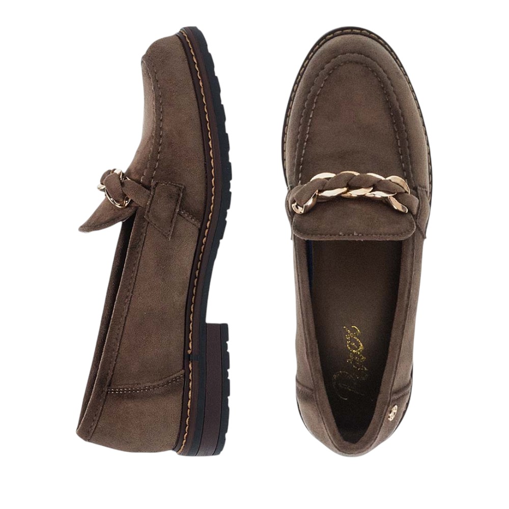 Γυναικεία loafers Parex 10534015 taupe - Image 3