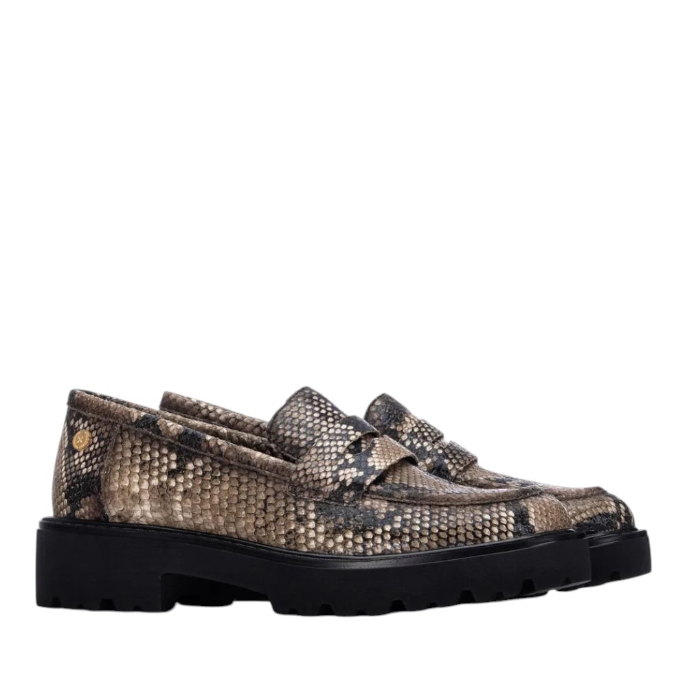 Γυναικεία loafers Xti 146255 καφέ-μαύρο - Image 4