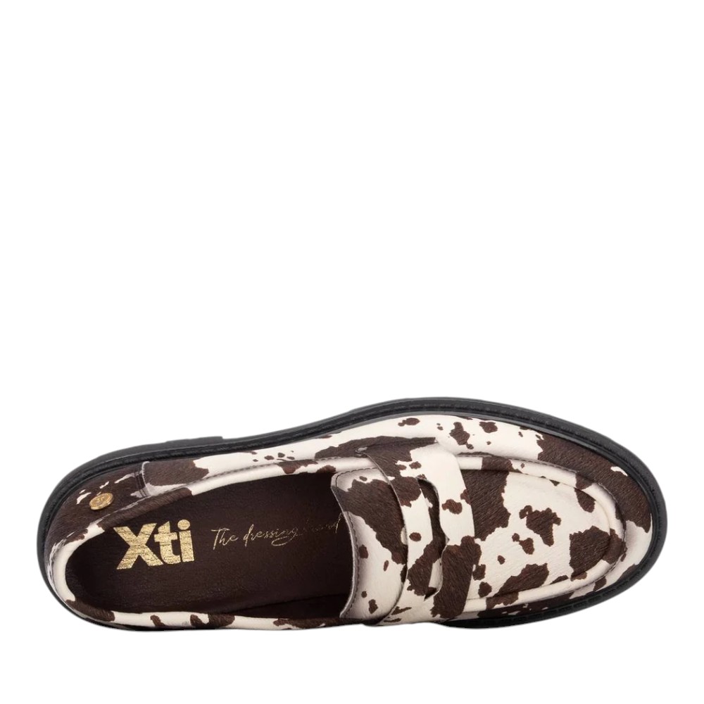Γυναικεία loafers Xti 146255 λευκό-καφέ - Image 5