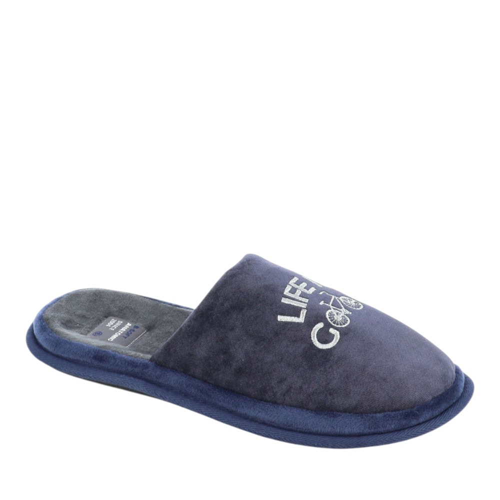 Ανδρικές χειμερινές παντόφλες B-Soft 68/25218 Blue - Image 2
