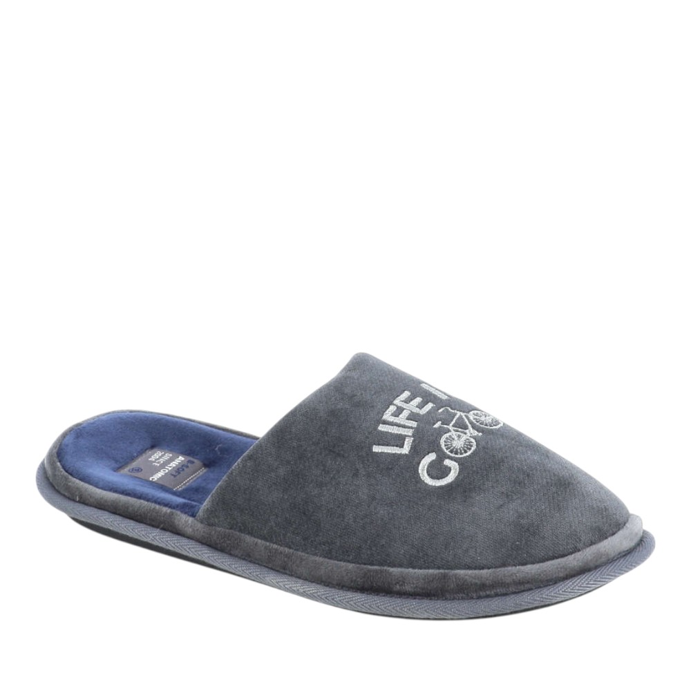 Ανδρικές χειμερινές παντόφλες B-Soft 68/25218 Grey - Image 3