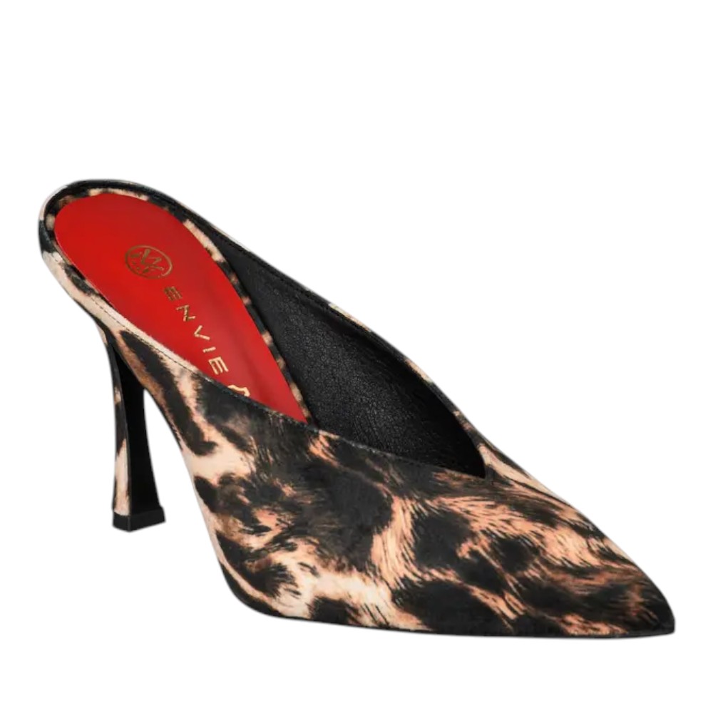 Γυναικείες mules Envie E02-24750-97 λεοπάρ - Image 2
