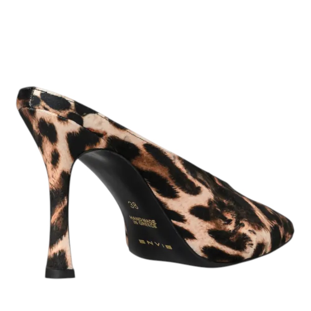 Γυναικείες mules Envie E02-24750-97 λεοπάρ - Image 3