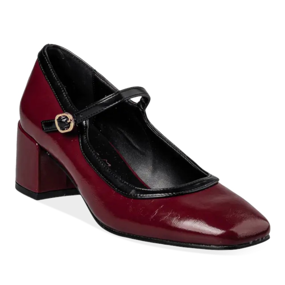 Γυναικείες Mary Jane γόβες Envie E84-22342-39 Bordeaux - Image 2