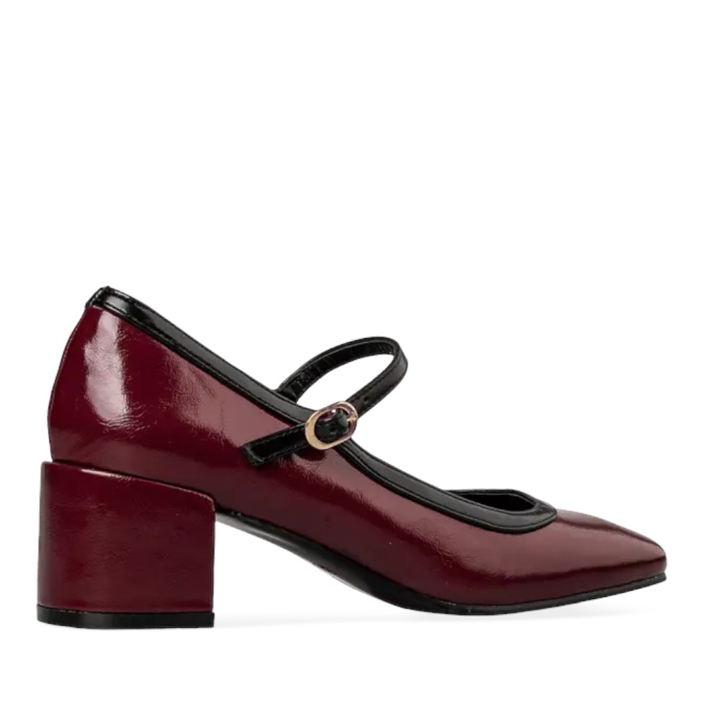 Γυναικείες Mary Jane γόβες Envie E84-22342-39 Bordeaux - Image 3